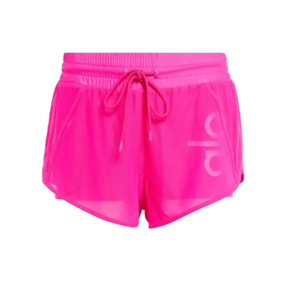 NWT Alo yoga hot pink Ambience shorts size s